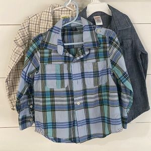 Boys button down shirts